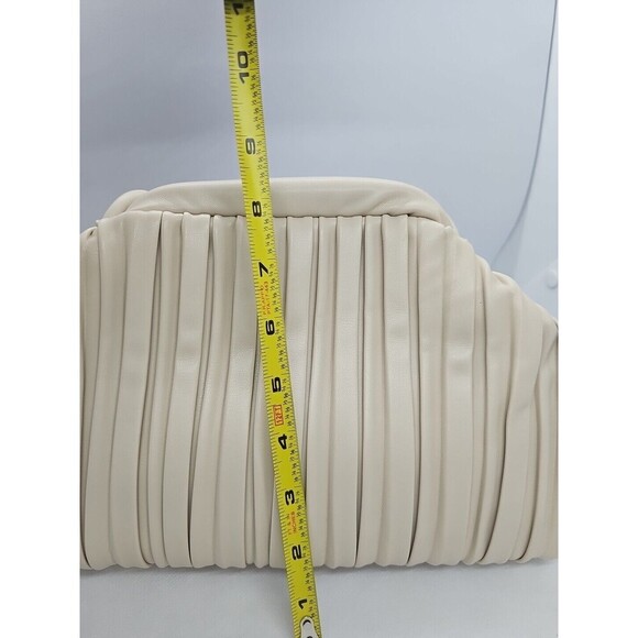 Clutch Purse and Dumpling Bag for Women By Niueimee Zhou Cream Color - Picture 7 of 8